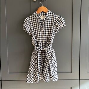 Crewcuts Navy and White Checkered Dress